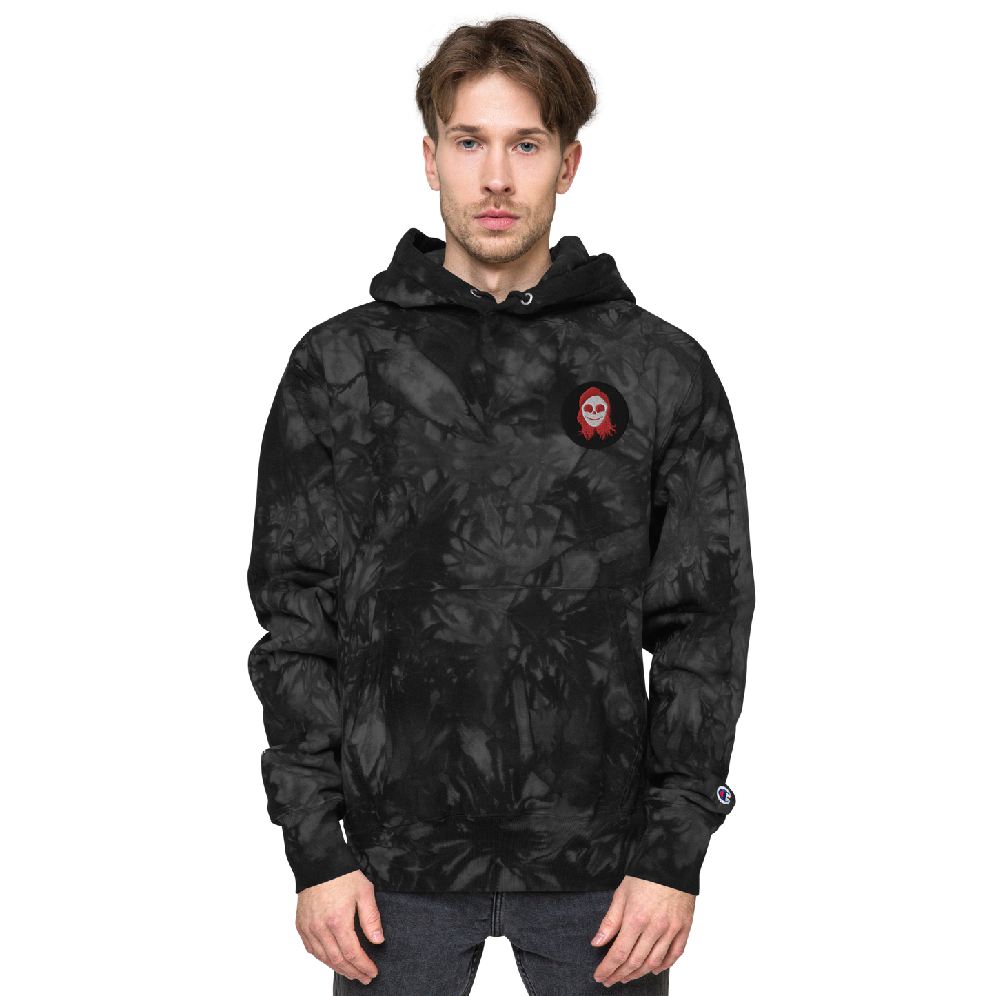 BB300 Unisex Champion tie-dye hoodie