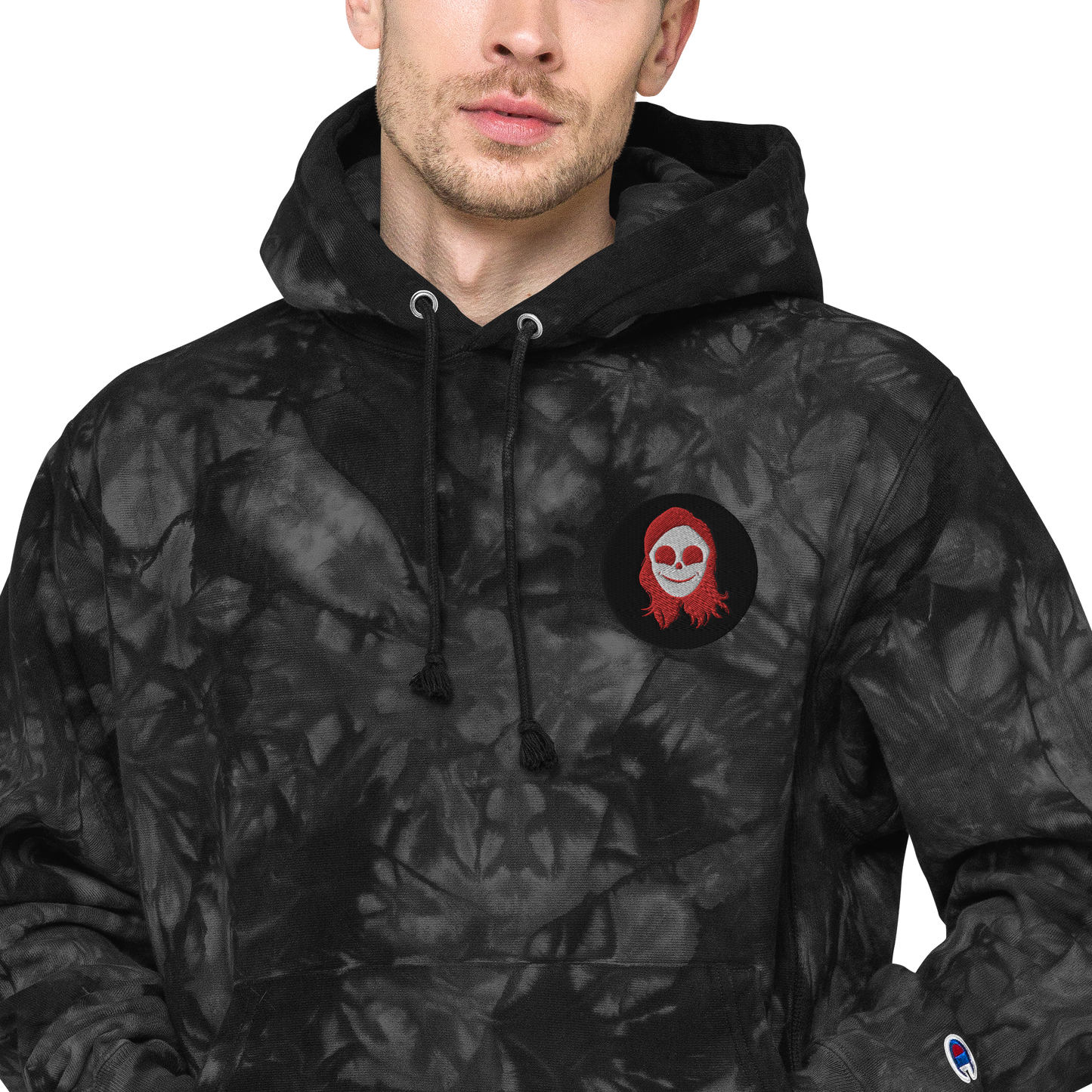 BB300 Unisex Champion tie-dye hoodie
