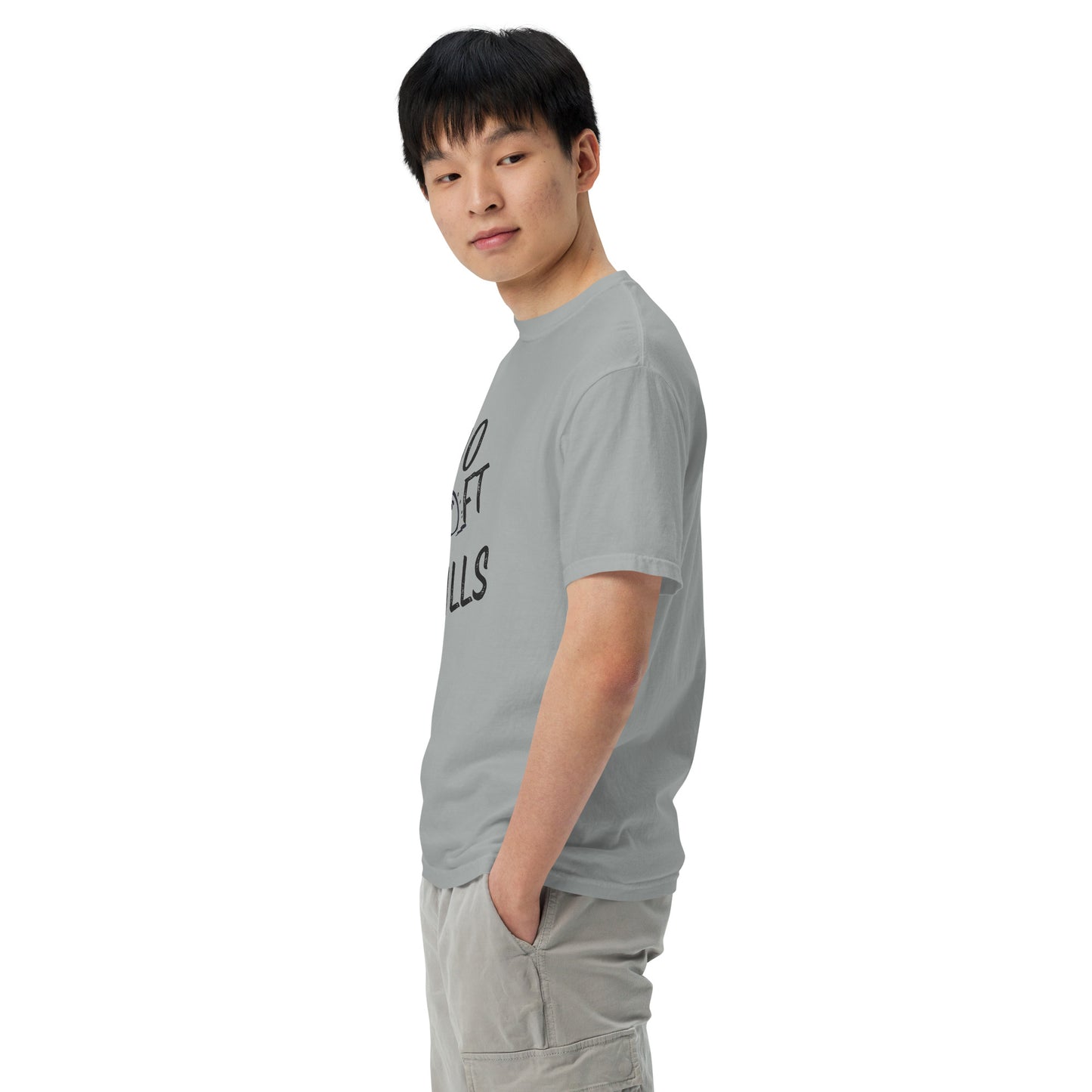 No Soft Balls- Unisex garment-dyed heavyweight t-shirt