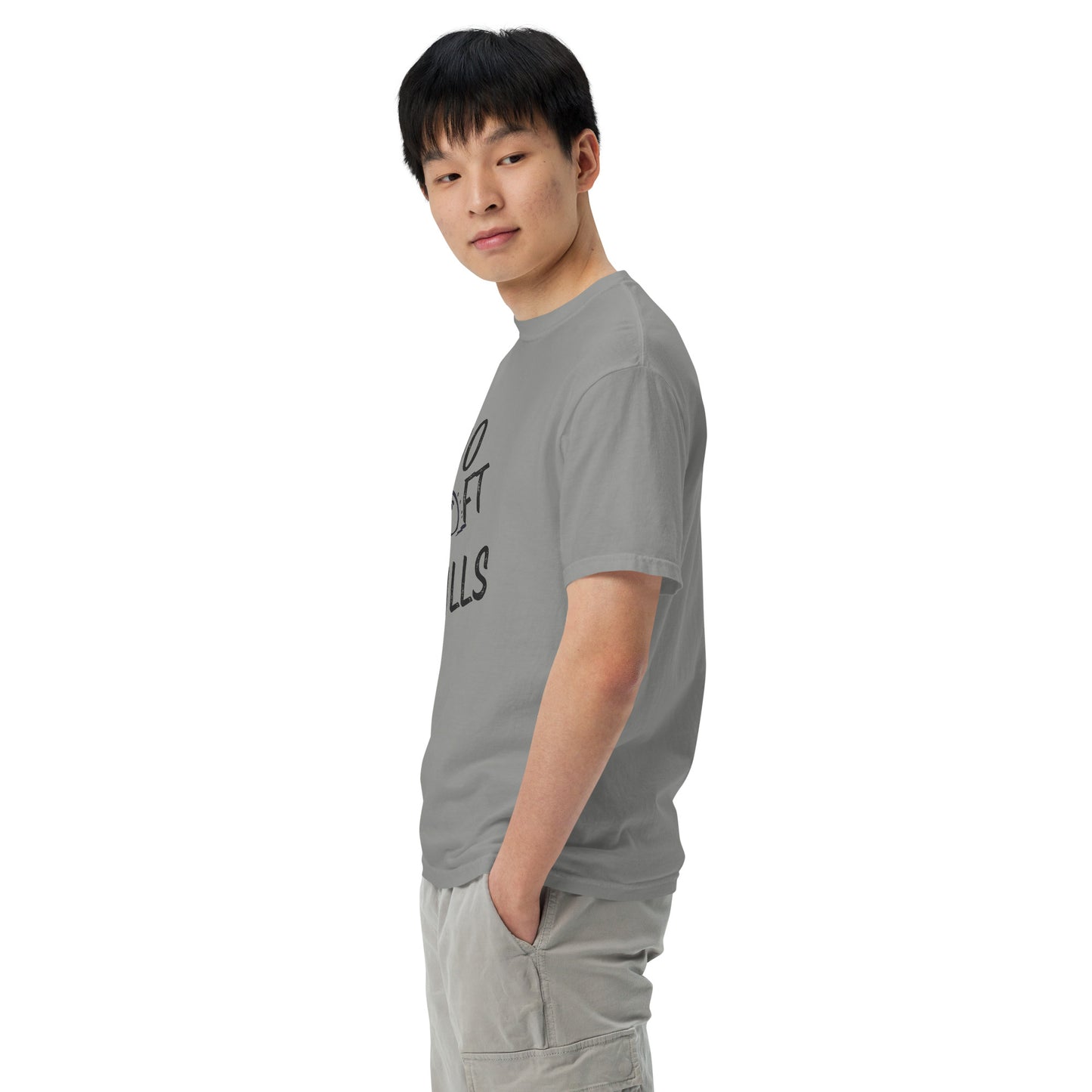 No Soft Balls- Unisex garment-dyed heavyweight t-shirt