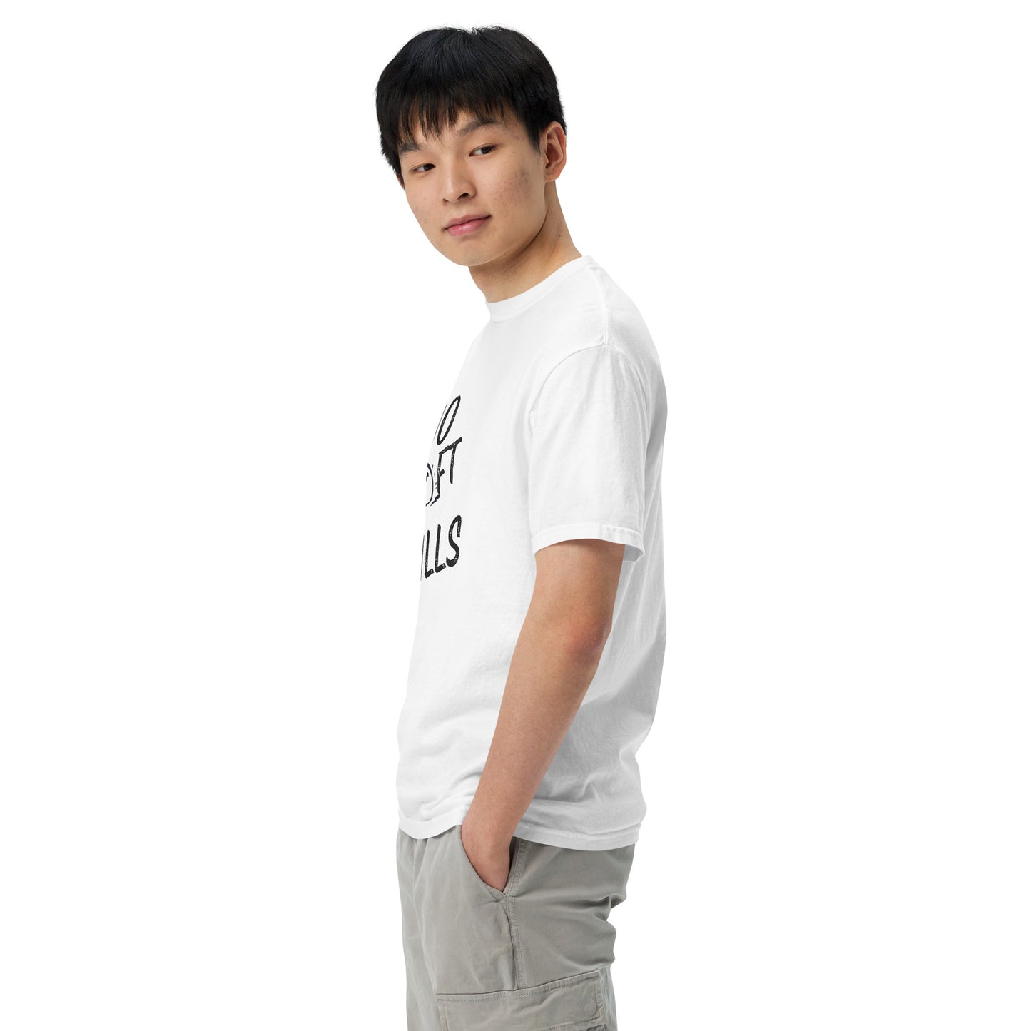No Soft Balls- Unisex garment-dyed heavyweight t-shirt
